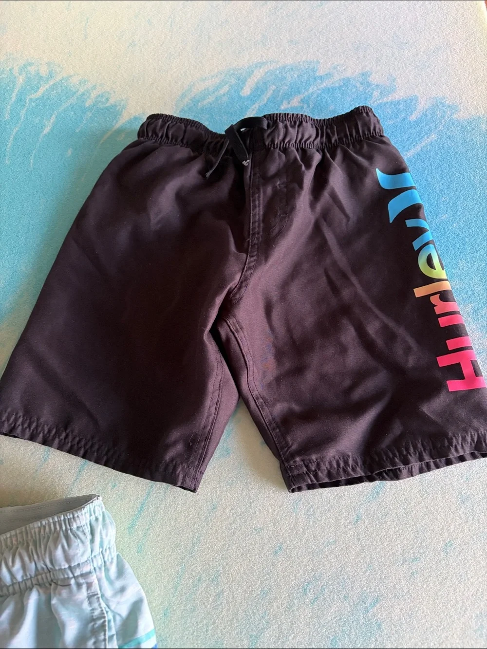 Kids Rash Guard Swim Shirts & Swim Trunks Bundle - 6/7